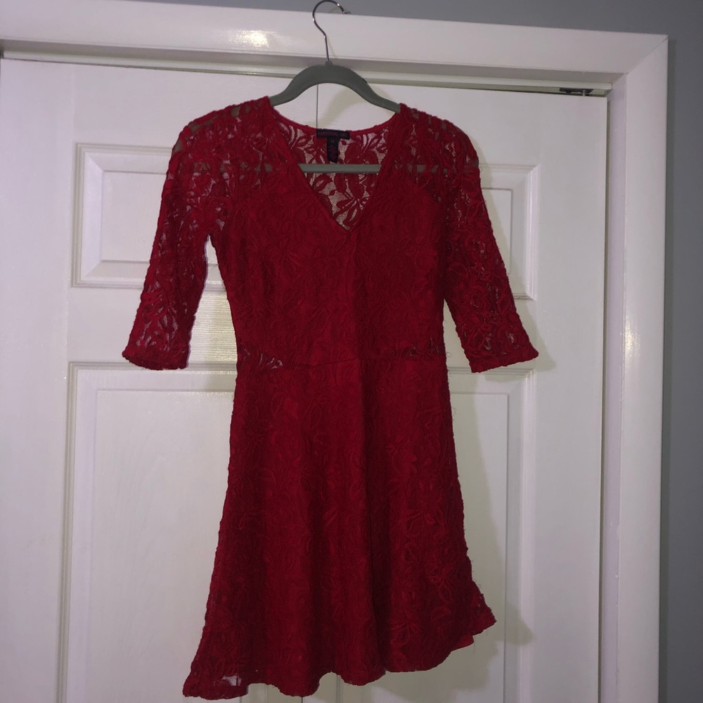Red kids dress